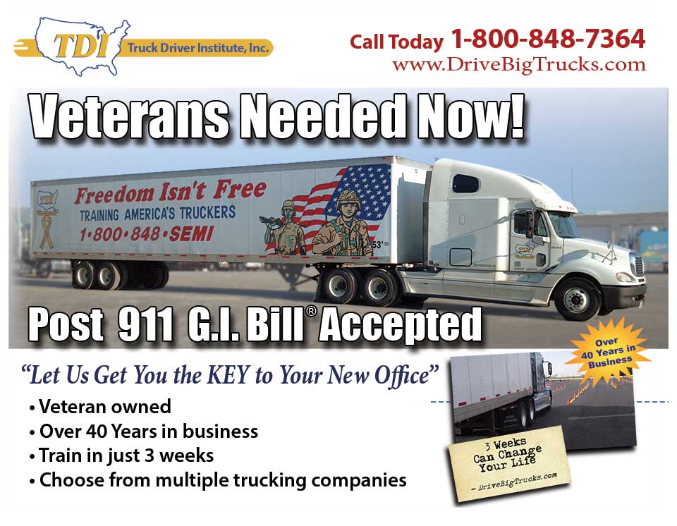Veterans Find Good Jobs Waiting in Trucking Industry